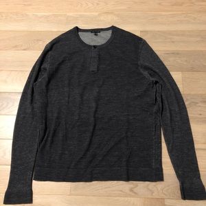 Theory Men Merino Wool Pullover Sweater- Large